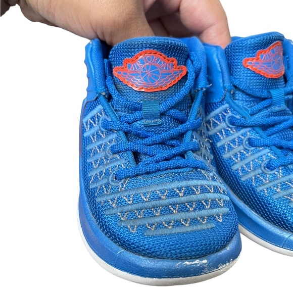 KIDS TODDLER JORDAN WHY NOT ZERO Toddler Shoes Blue/orange Size 7c - Picture 3 of 8